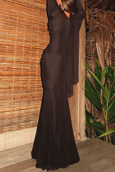 Elegant Lace-up Ribbon Party Night Club Dress